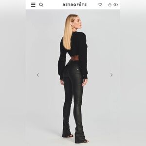 Retrofete Danica Coated Denim Pants